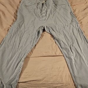 Zac & Rachel Navy and White Striped Pants